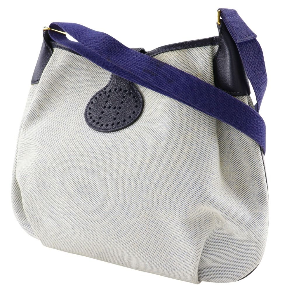 Hermes Rodeo Shoulder Bag Gray/Navy