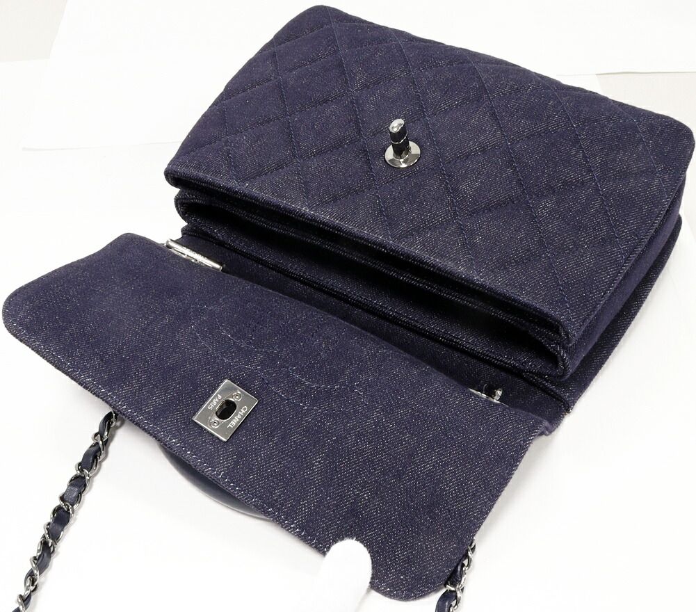 Chanel Denim Canvas Matelass  2way Bag