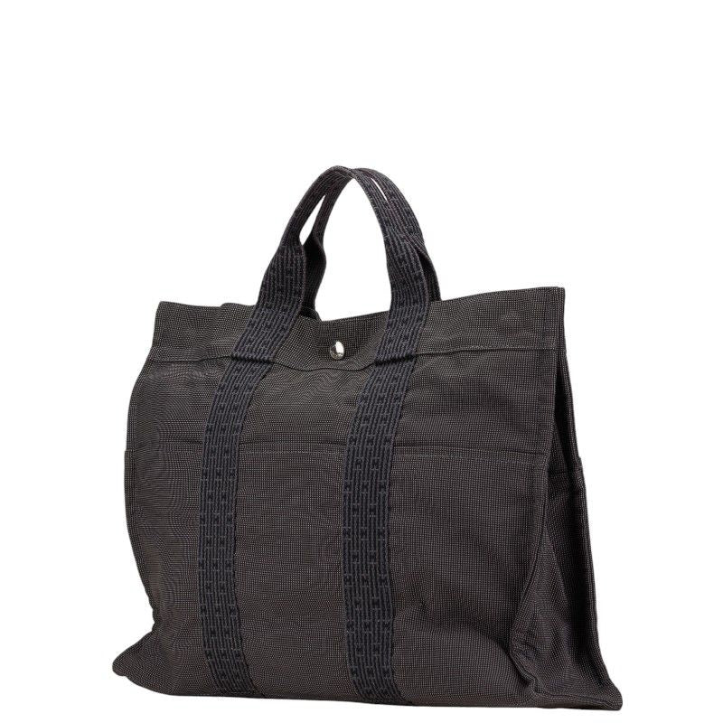 Hermes Herline Canvas Tote Bag