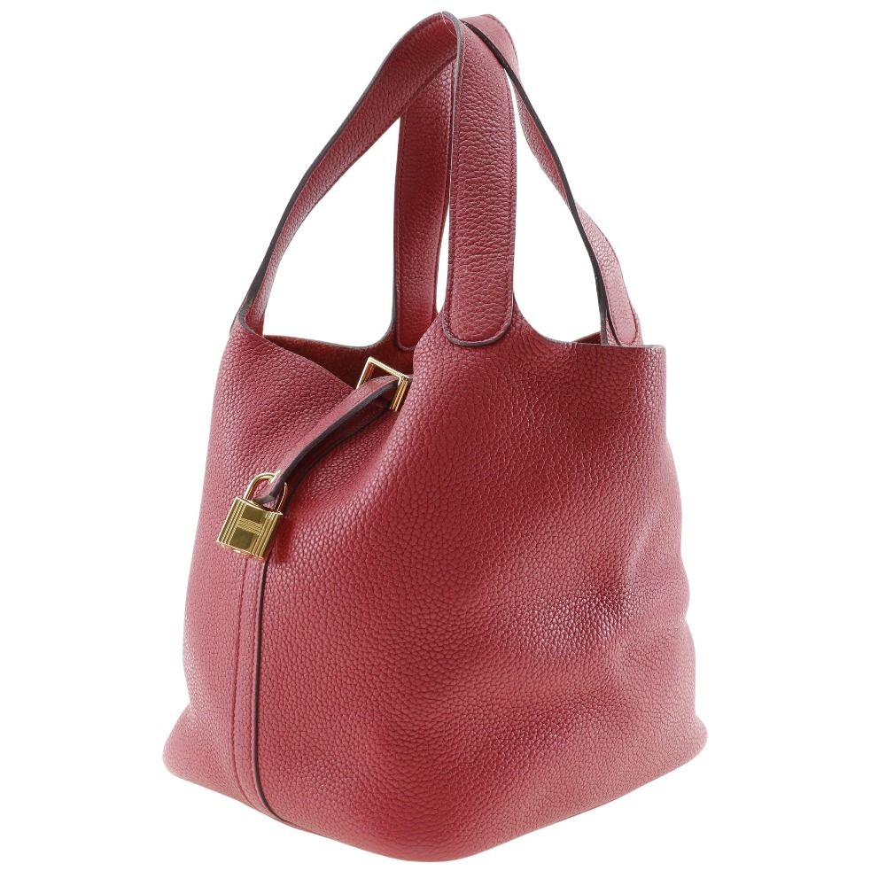 Hermes Picotin Lock MM Handbag Red