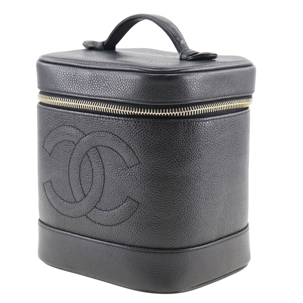 Chanel Vanity Caviar Skin Handbag