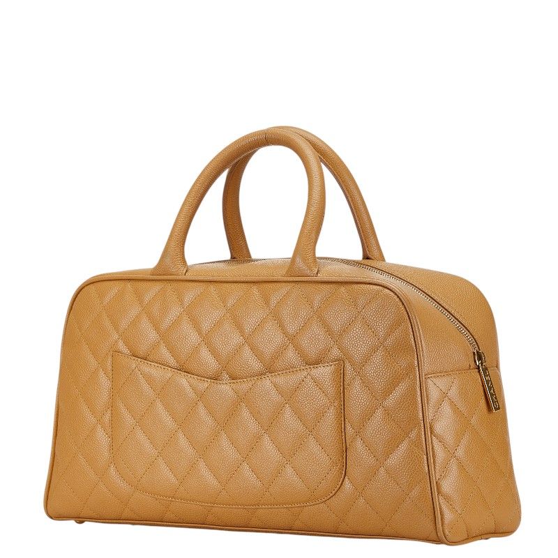 Chanel Coco Mark Matelasse Caviar Skin Handbag
