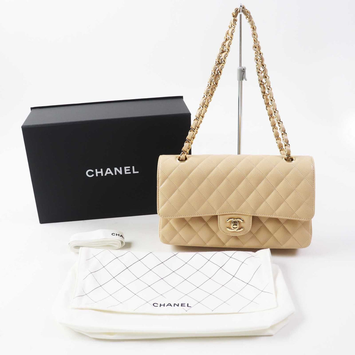 Chanel Caviar Skin Shoulder Bag