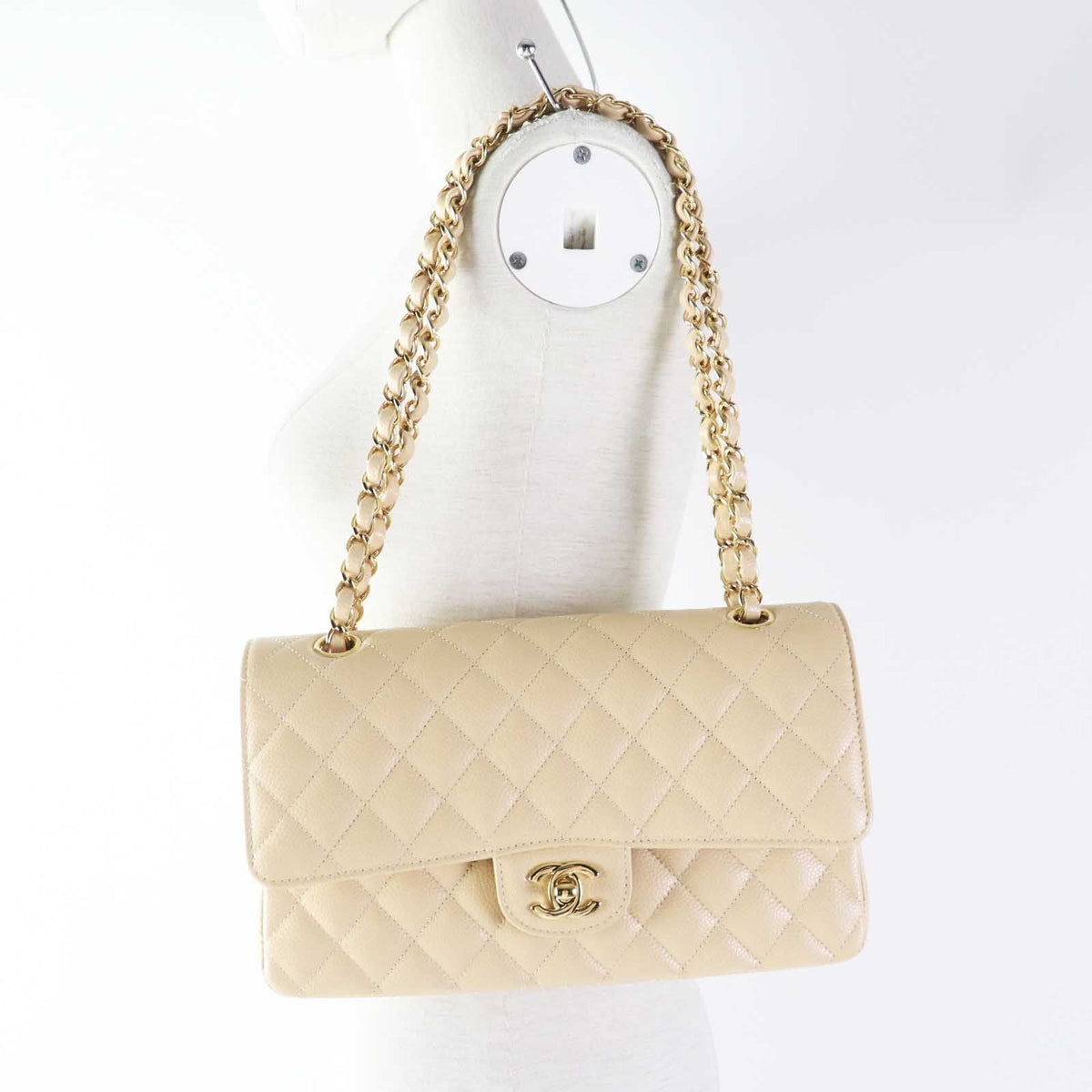 Chanel Caviar Skin Shoulder Bag