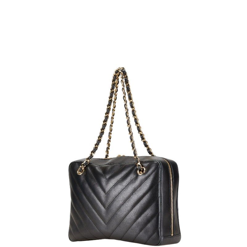 Chanel Coco Mark V Stitch Lambskin Shoulder Bag