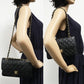 Chanel Grained Calfskin Classic Matelass  2way Bag Black Gold Hardware A01113 Y01864 C3906