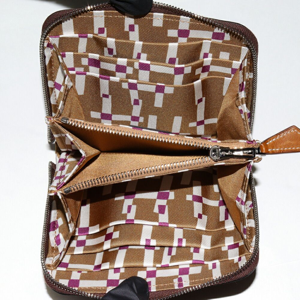 Hermes Azap Compact Silk In Epsom Coin Case
