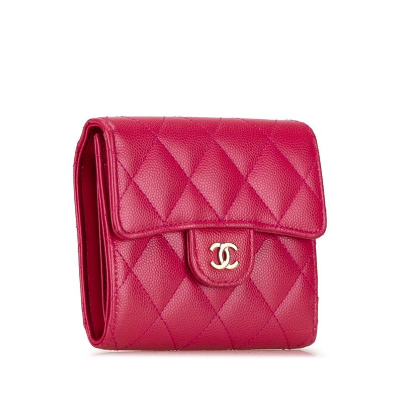 Chanel Classic Small Flap Wallet Caviar Bifold Wallet