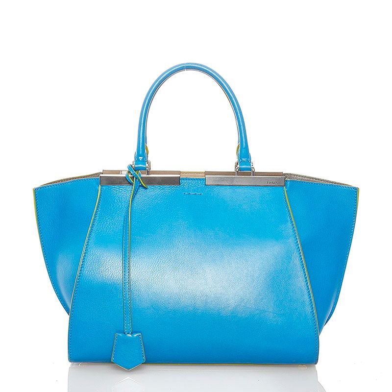 FENDI Trois Jour Leather 2way Bag