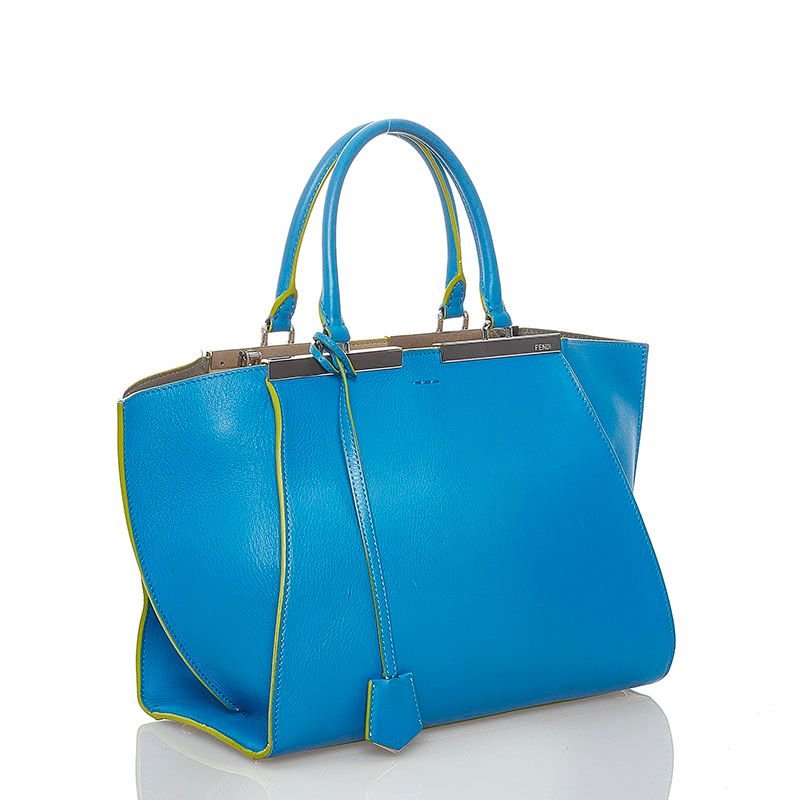 FENDI Trois Jour Leather 2way Bag