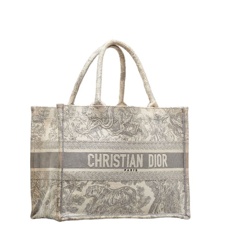Dior Book Tote Toile de Jouy Canvas Tote Bag