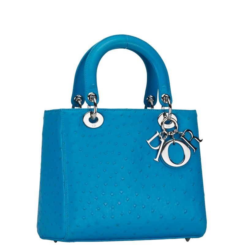 Dior Lady Dior Ostrich 2way Bag