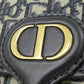 Christian Dior Dior Oblique Canvas Calf Shoulder Bag