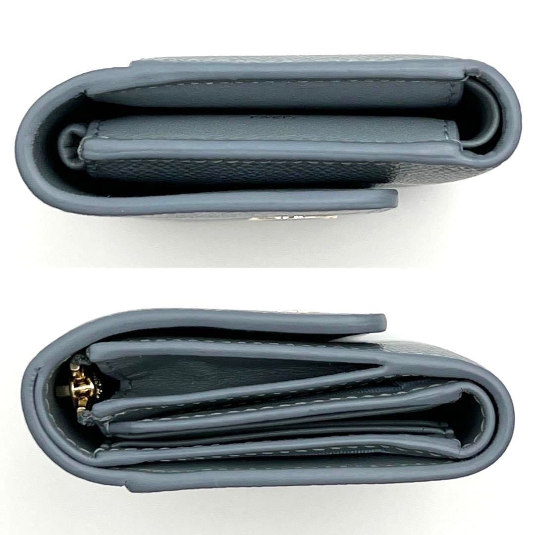 Christian Dior 30 MONTAIGNE Lotus Wallet Leather Wallet