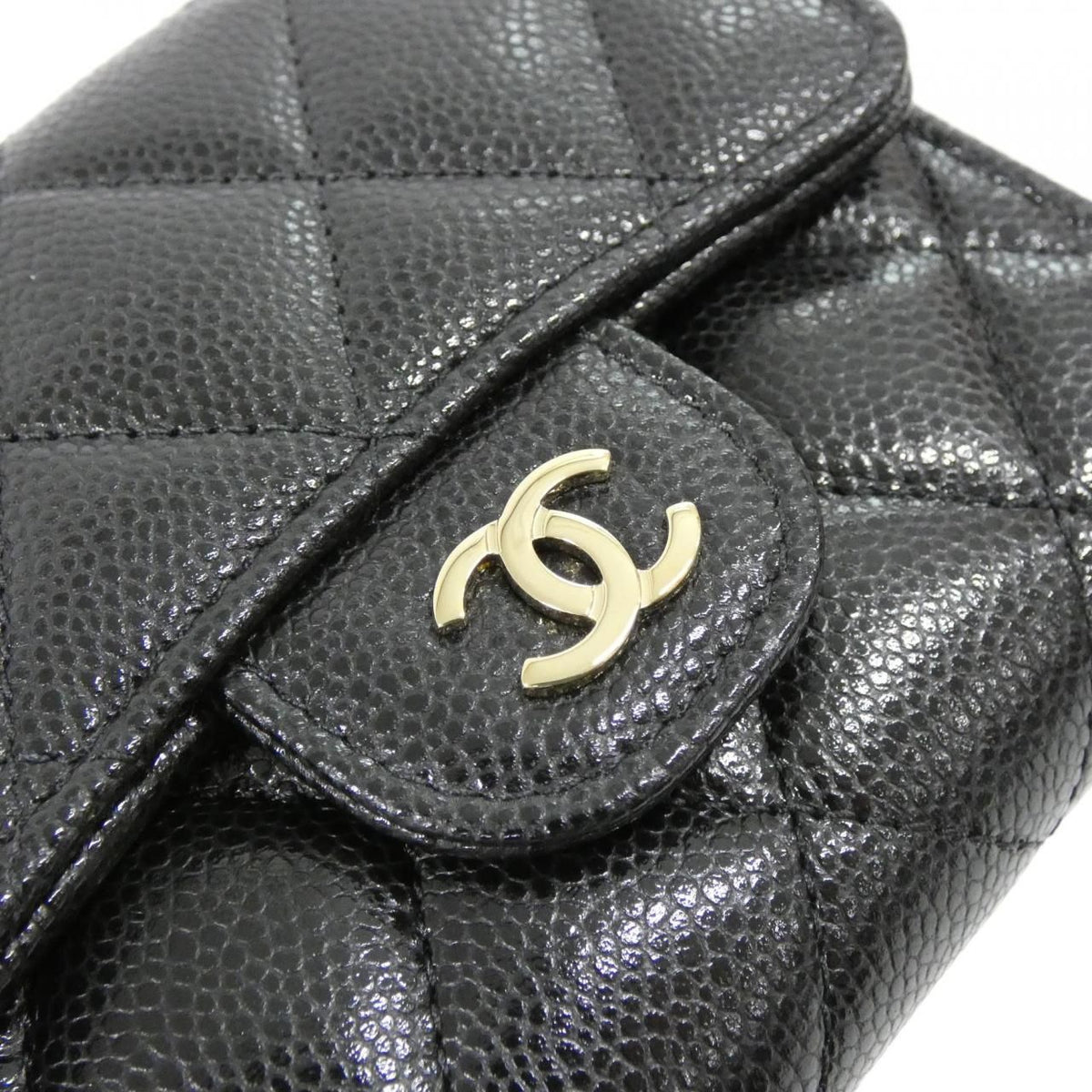 Chanel Timeless Classic Caviar Skin Wallet