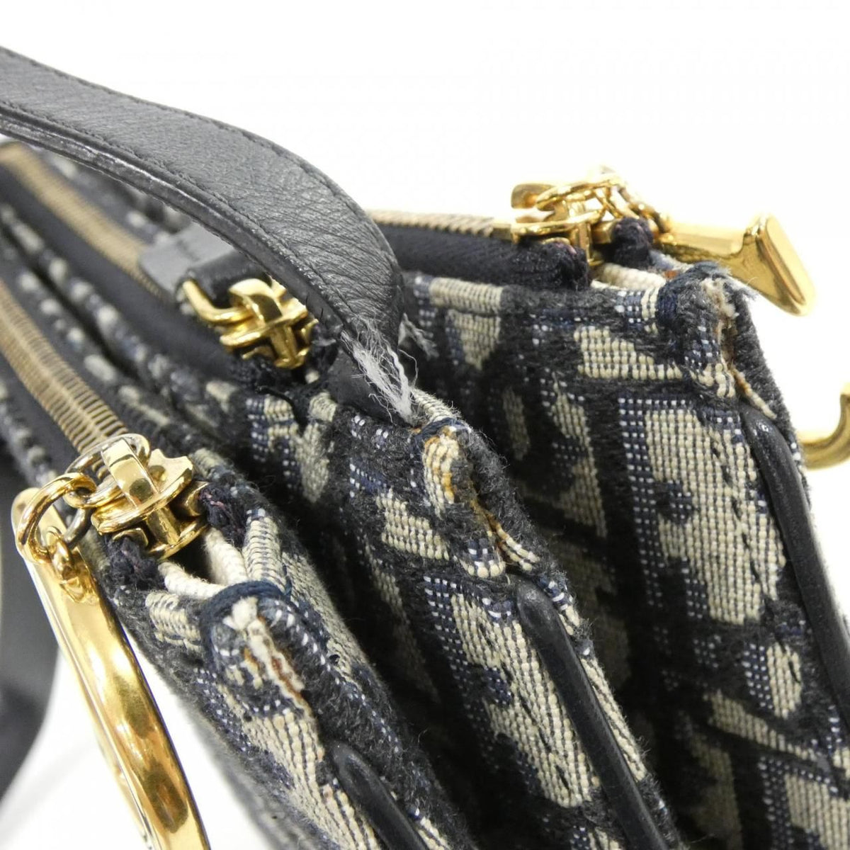 Christian Dior Canvas Shoulder Bag