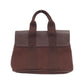 Hermes Valparaiso PM Toile Chevron Gumy Tote Bag