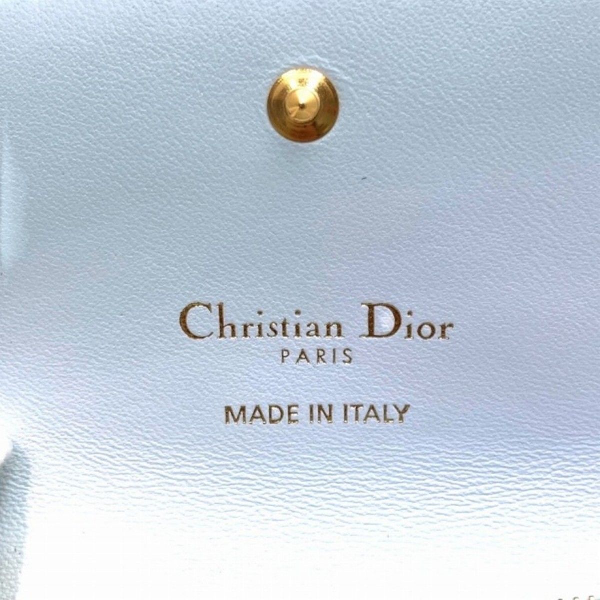 Dior Lambskin Trifold Wallet