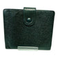 CHANEL Coco Mark Leather Wallet