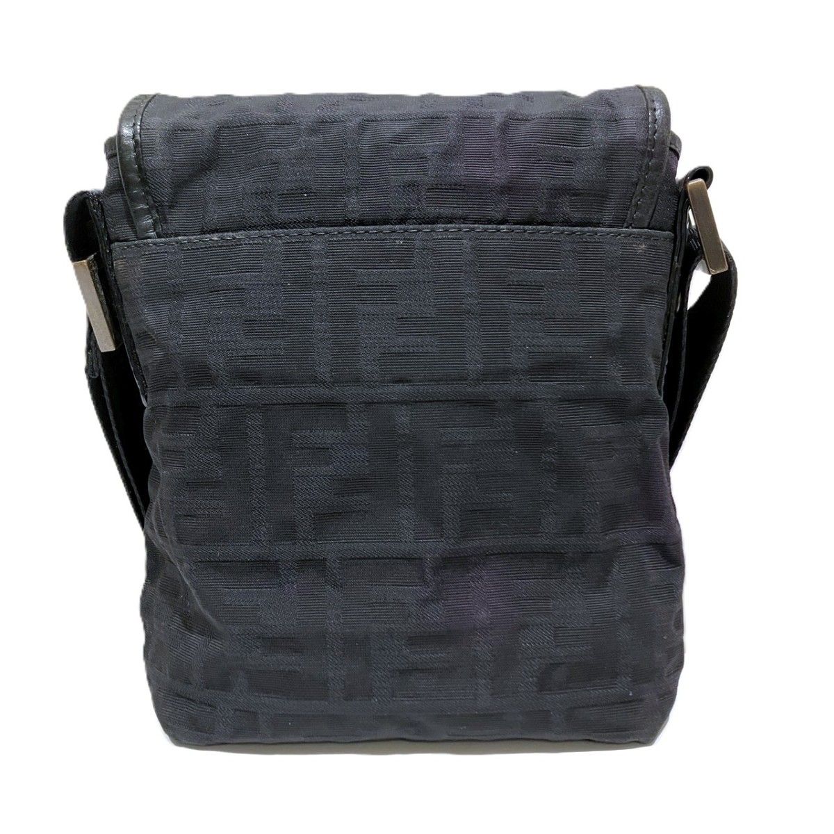 Fendi Zucca Canvas Shoulder Bag