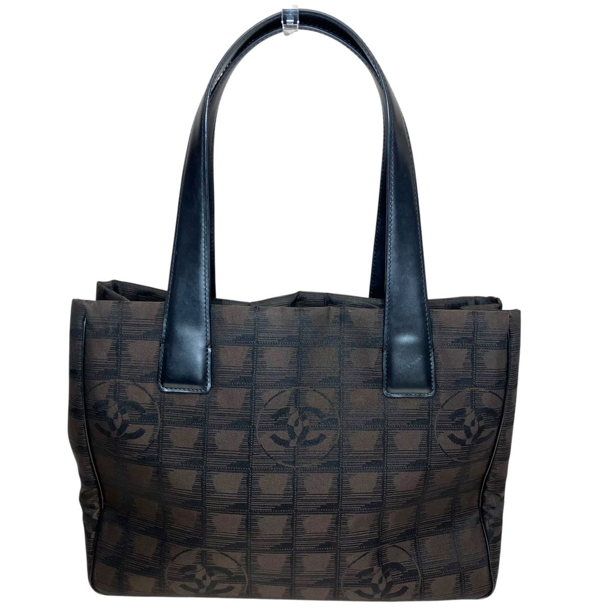 CHANEL New Travel Line Canvas Tote Bag