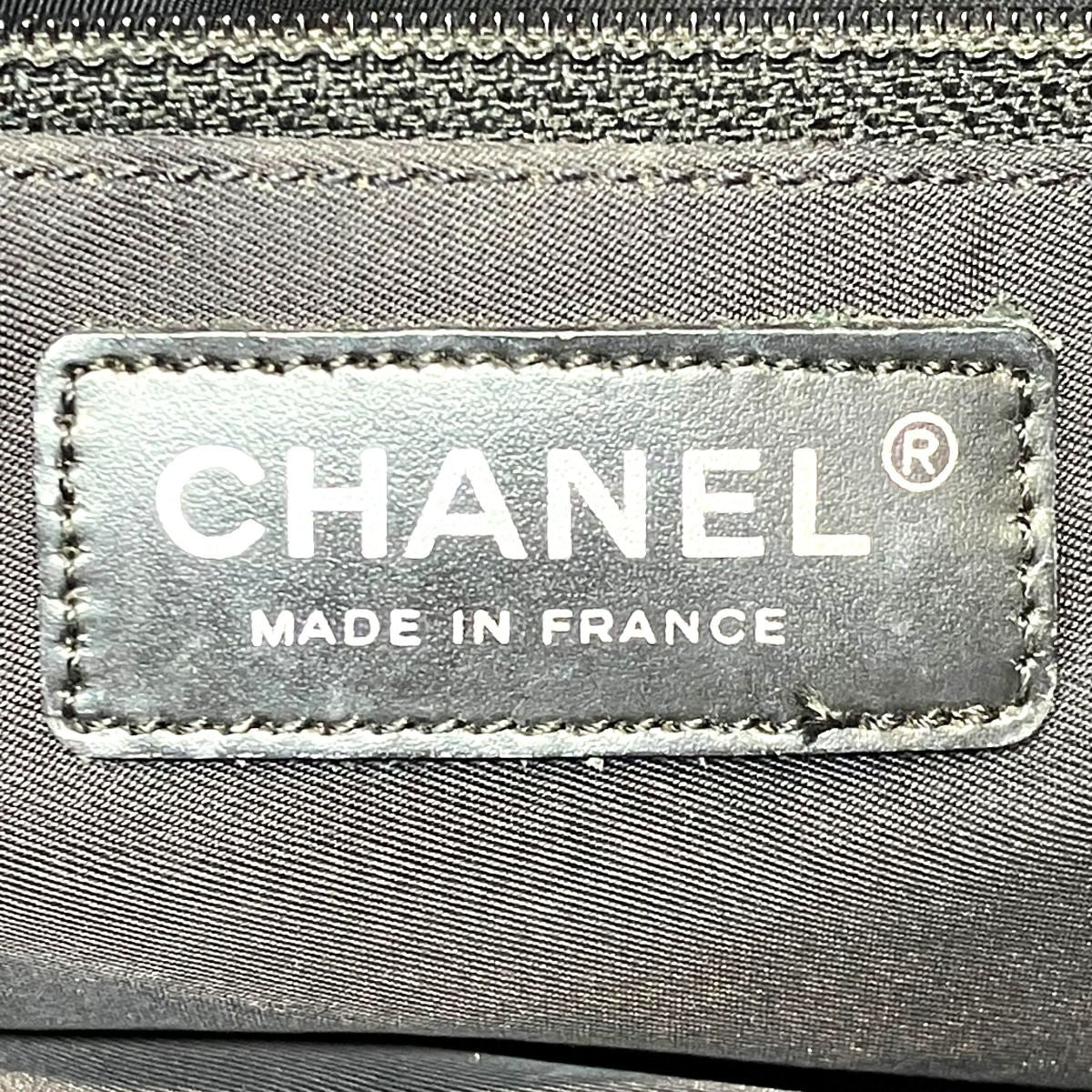 CHANEL New Travel Line Canvas Tote Bag