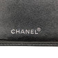 CHANEL New Travel Line Leather Canvas Wallet