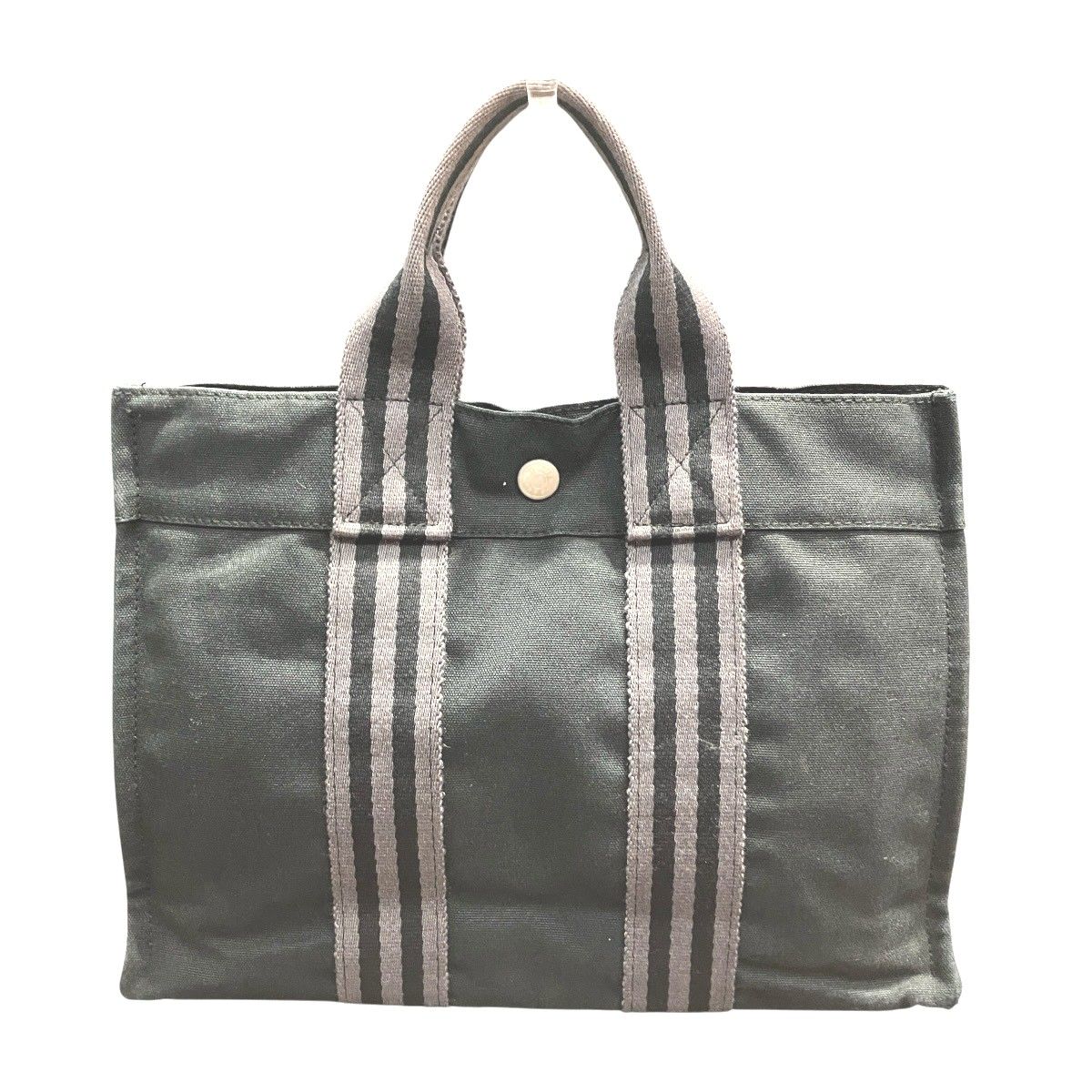 Hermes Fourre Tout PM Canvas Tote Bag