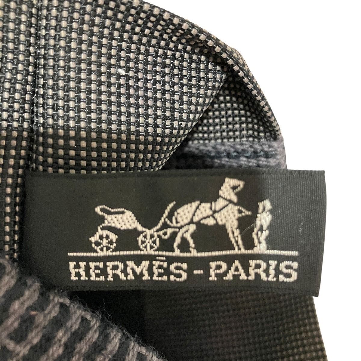 Hermes Pochette Sac Haut Canvas Shoulder Bag
