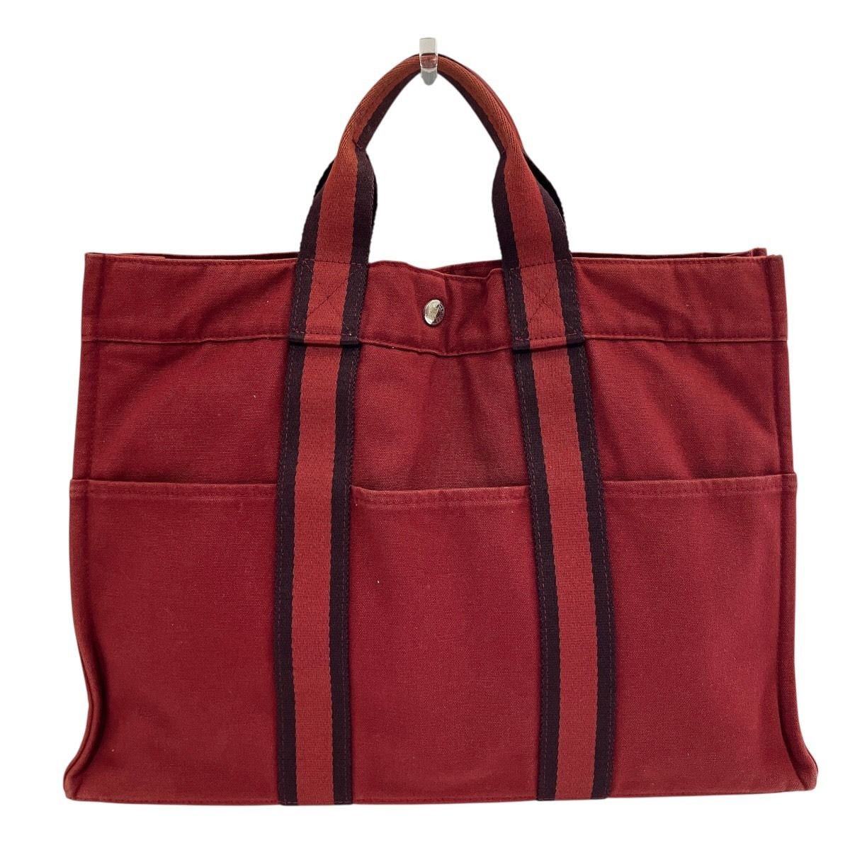 Hermes Fourre Tout MM Canvas Handbag