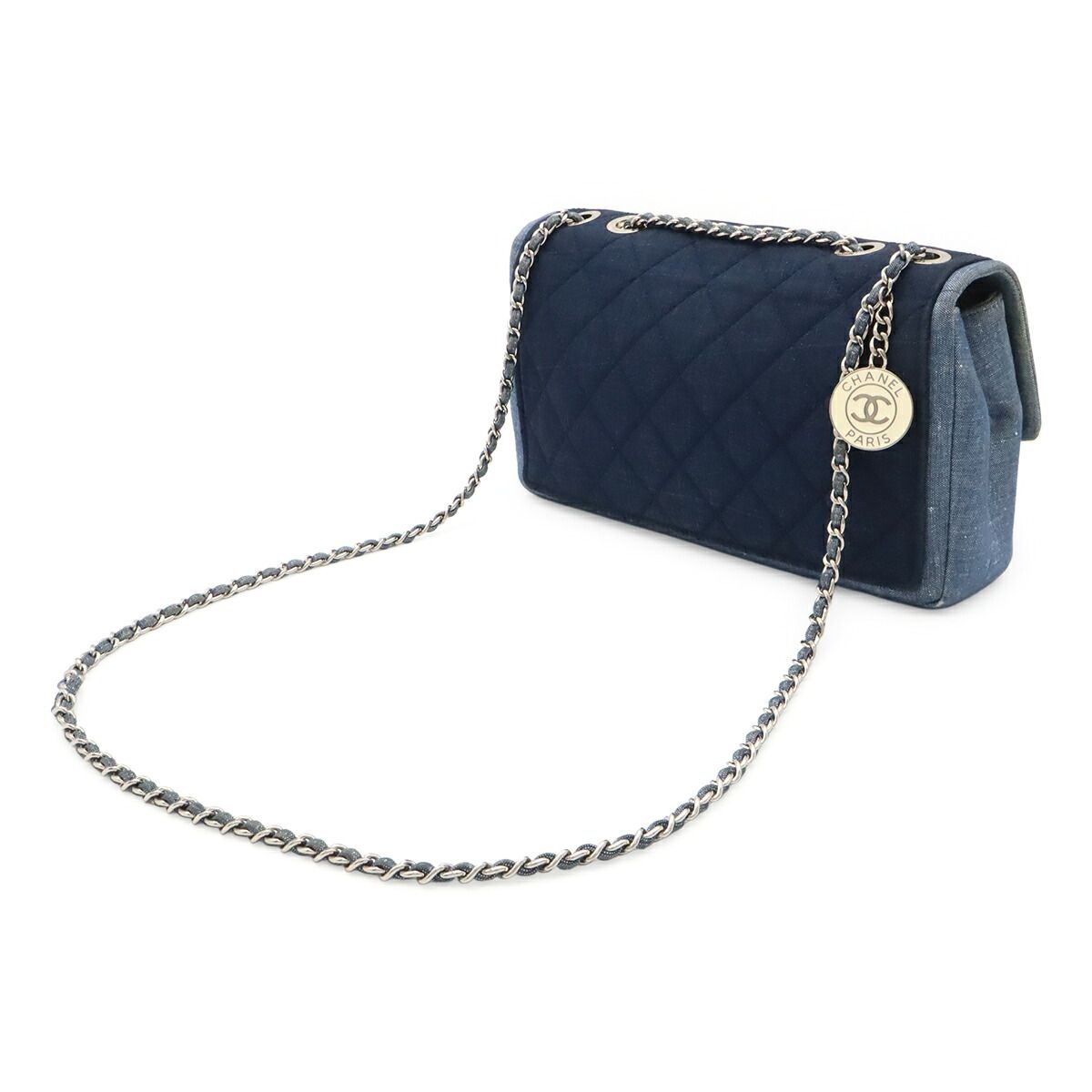 Chanel Matelasse Denim 2way Shoulder Bag
