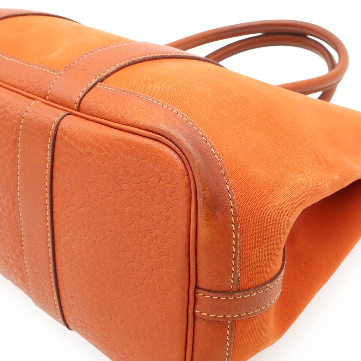 Hermes Garden Party TPM Toile Officier Buffleskin 2way bag