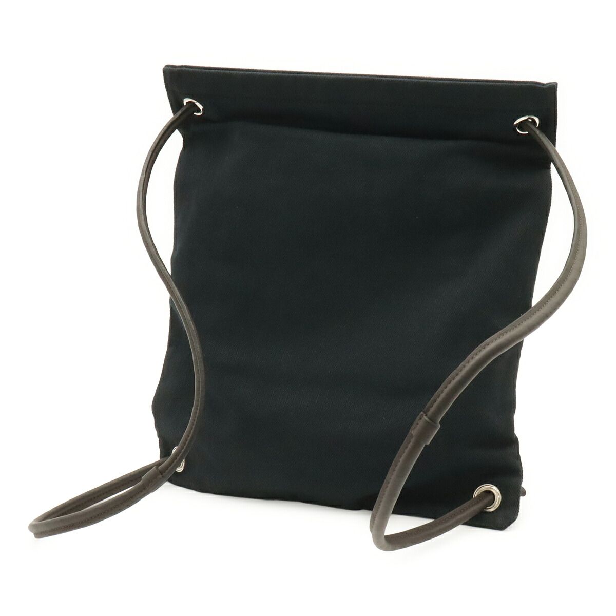 Hermes Sac Aline fabric leather backpack