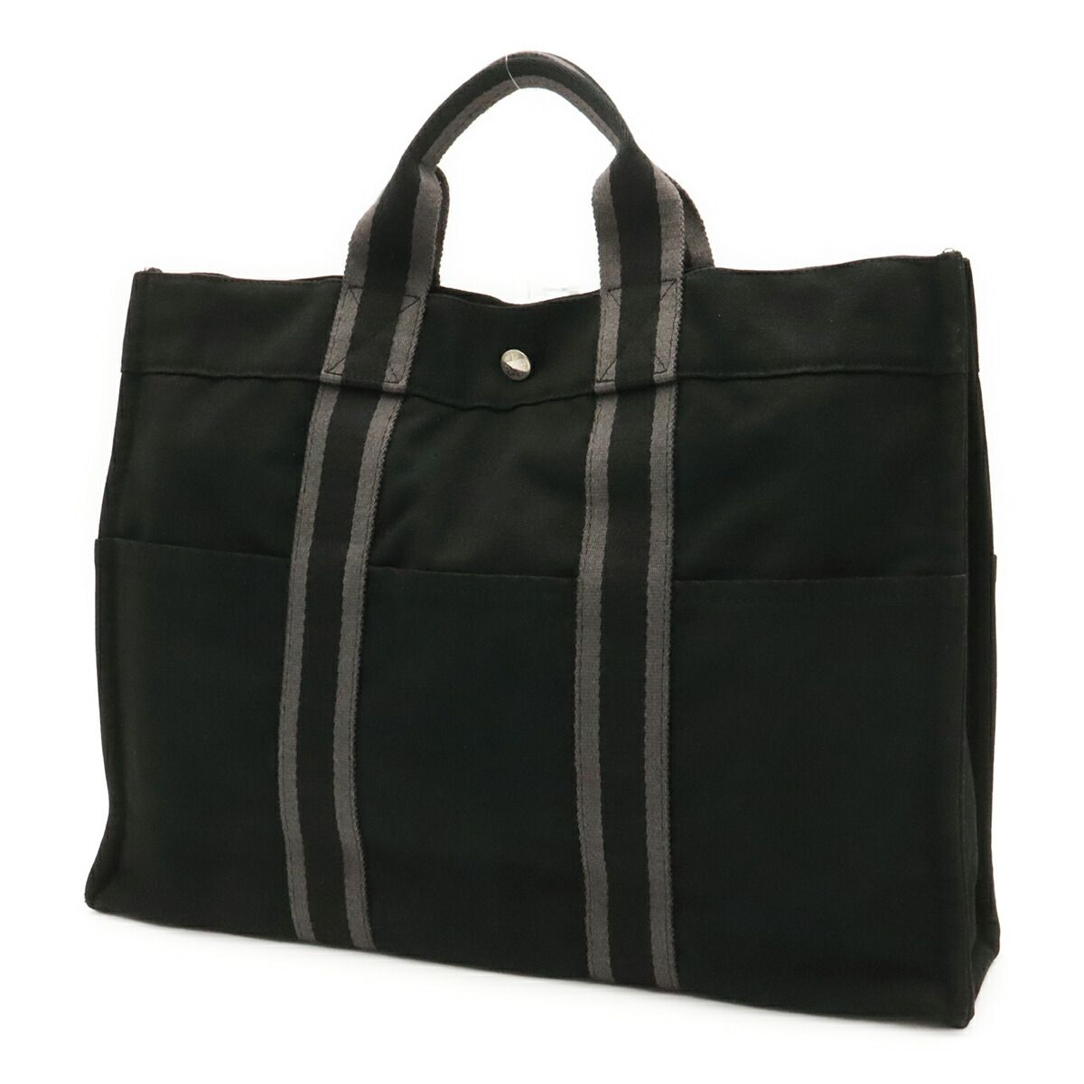 Hermes Fourre Tout MM Canvas Tote Bag