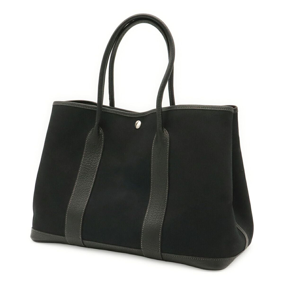 Hermes Garden Party PM Canvas Leather 2way bag