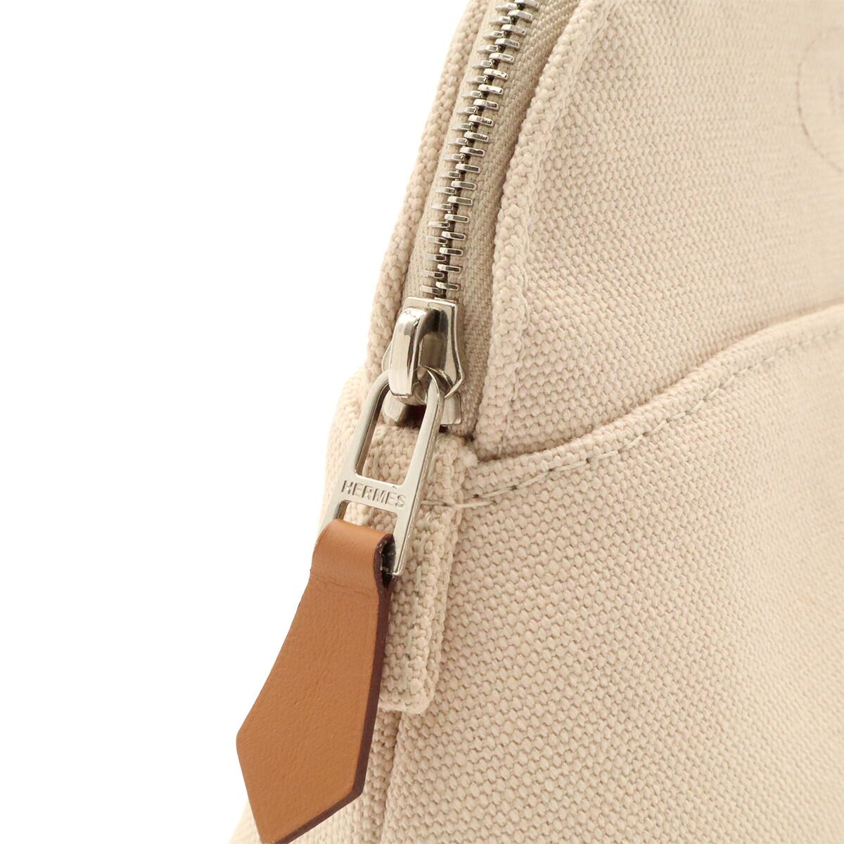 Hermes Bolide16 Cotton Canvas Pouch