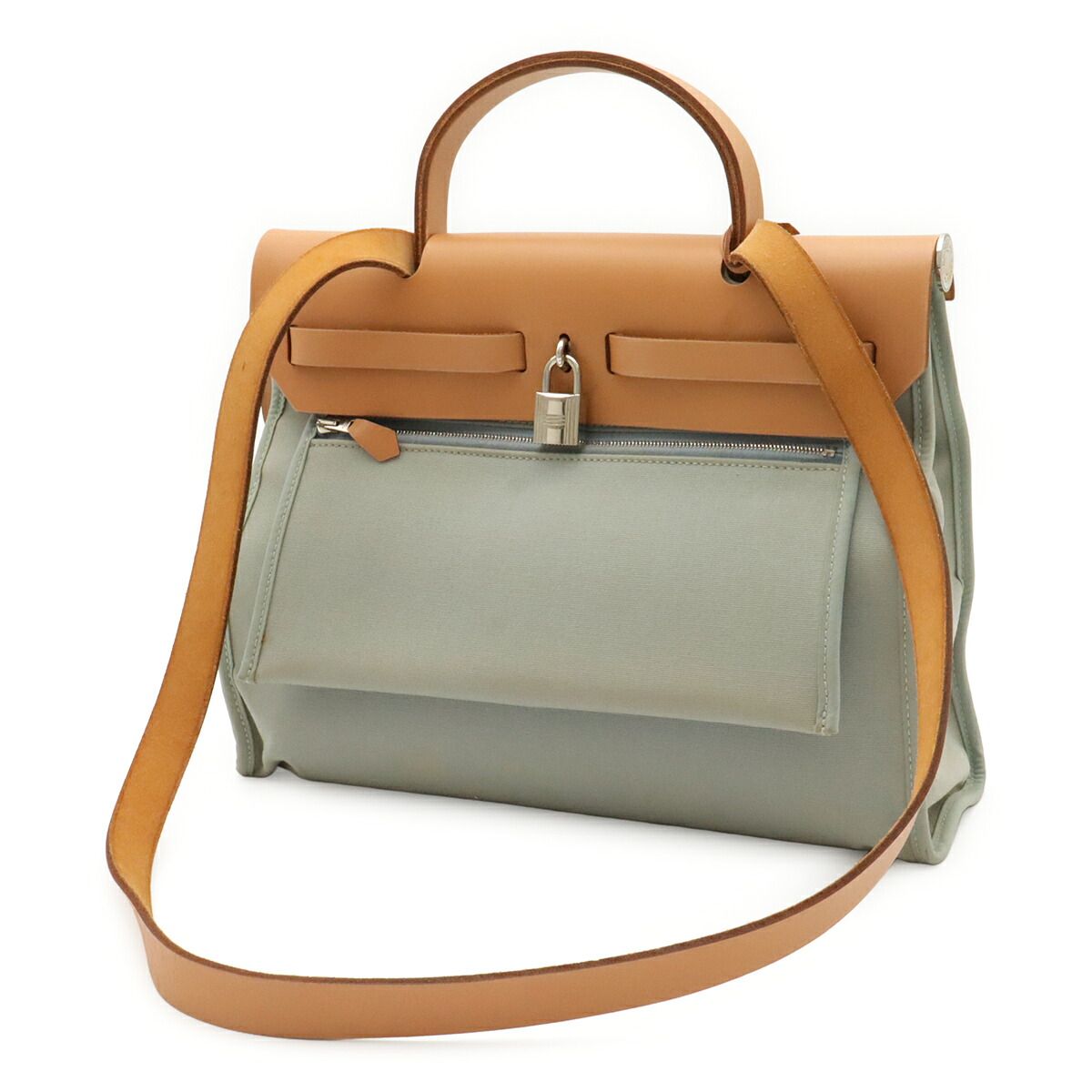 Hermes Herbag Zip PM Canvas 2way Bag