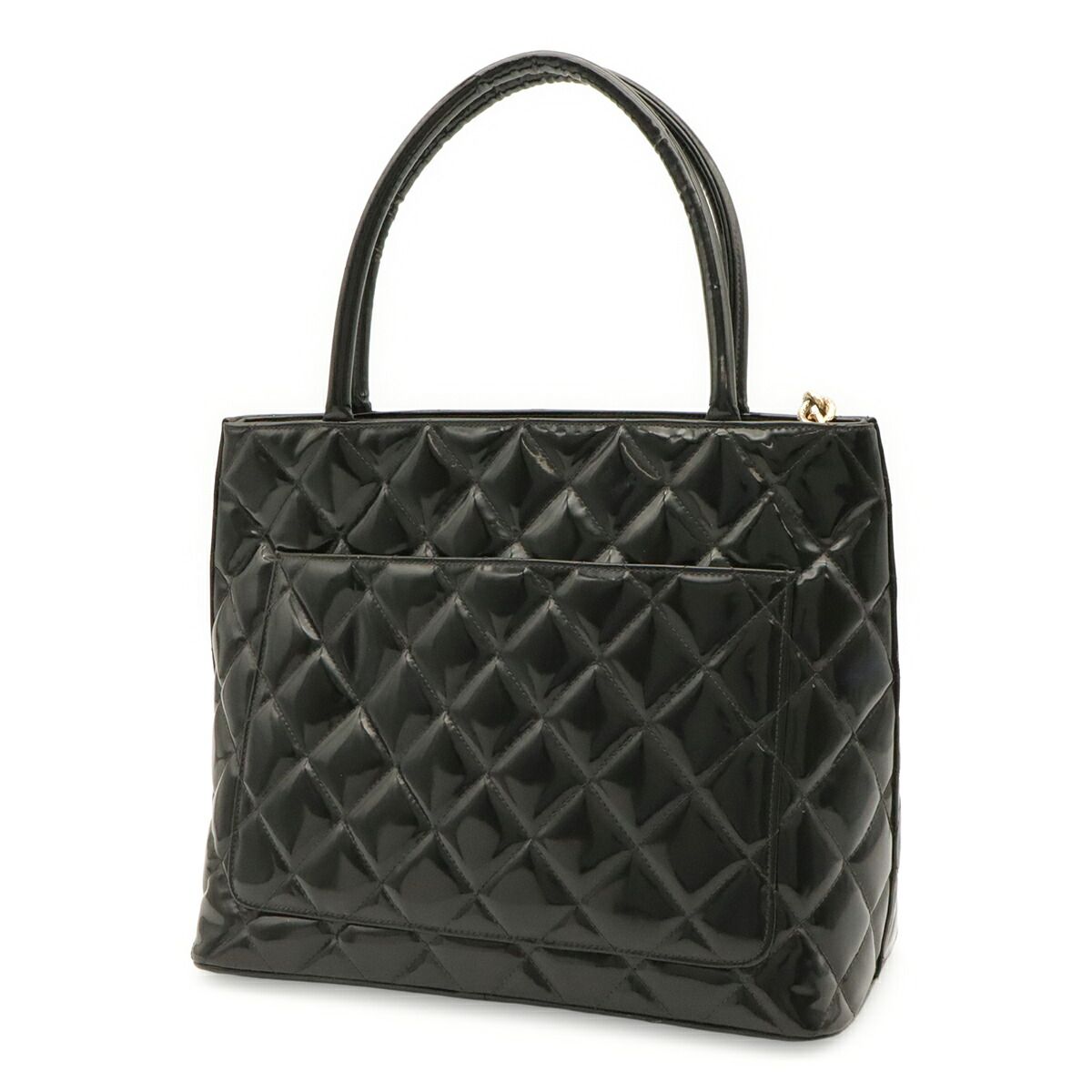 Chanel Matelasse Patent Leather Tote Bag