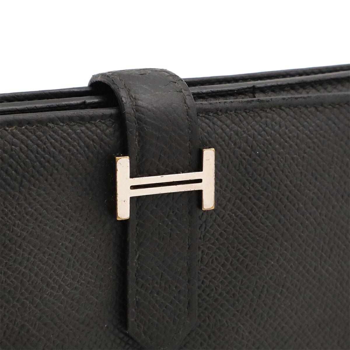 Hermes Bearn Souffle Epsom Leather Long Wallet