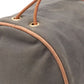 Hermes Polochon MM Canvas Leather Shoulder Bag