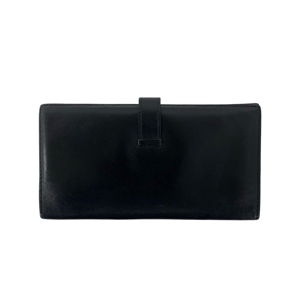 Hermes Bearn Box Calf Long Wallet