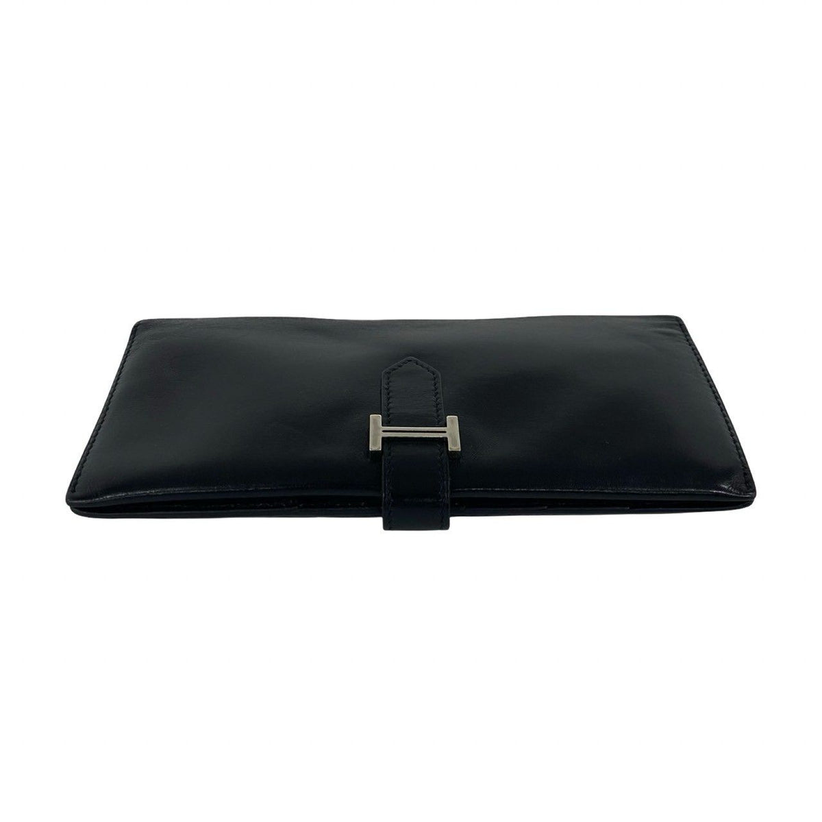 Hermes Bearn Box Calf Long Wallet
