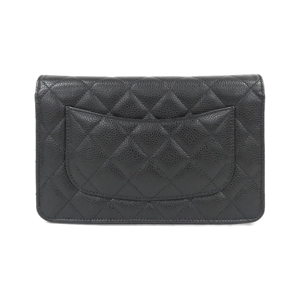 Chanel Timeless Classic Caviar Skin Chain Wallet