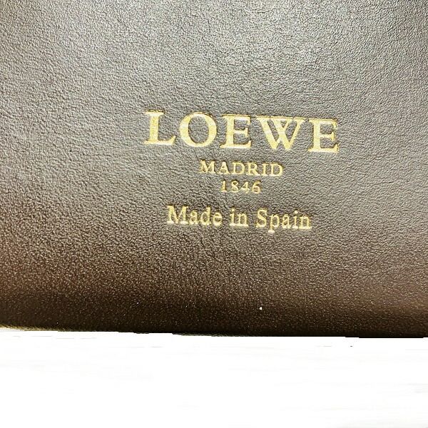 Loewe Leo Leather Tote Bag