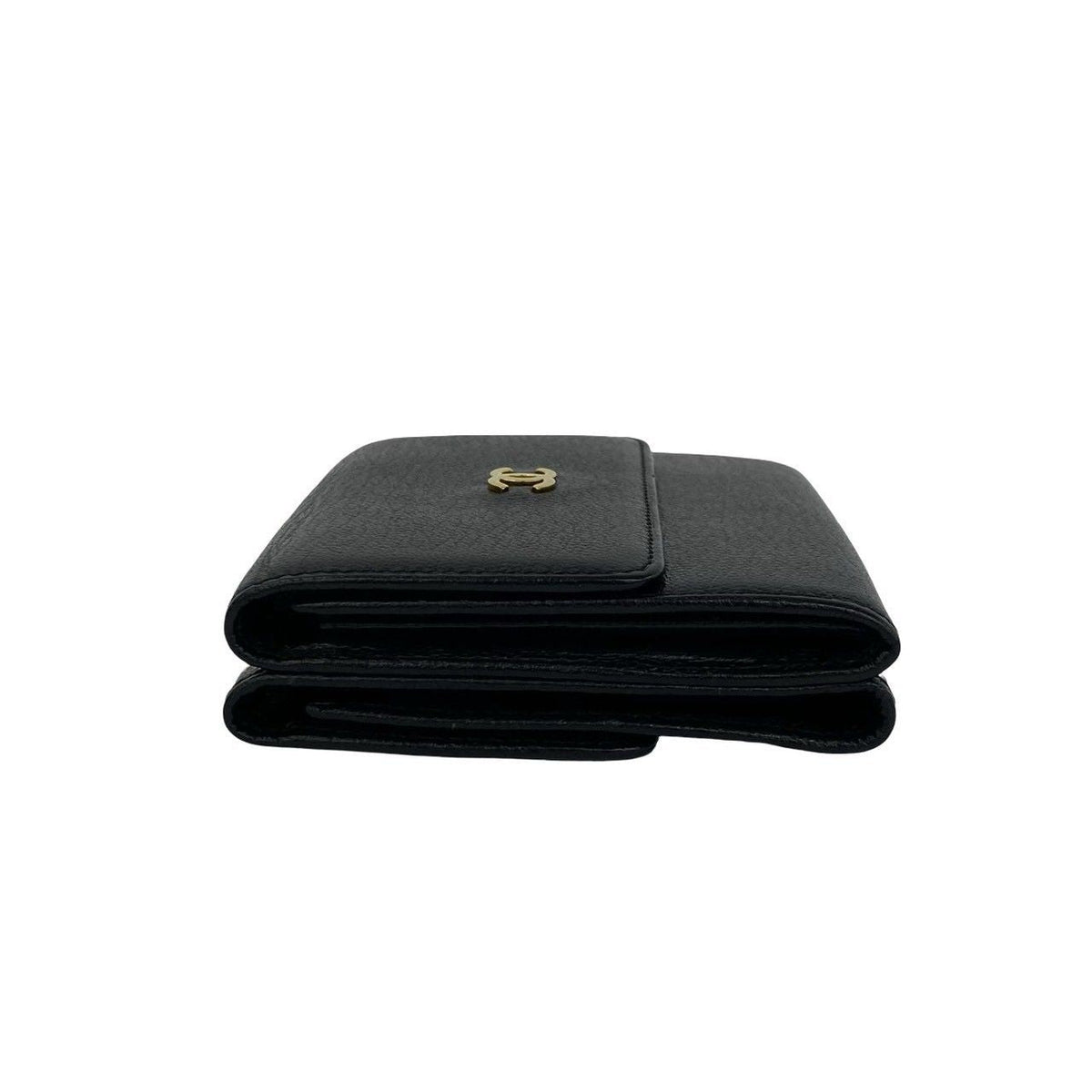 Chanel Leather Trifold Wallet