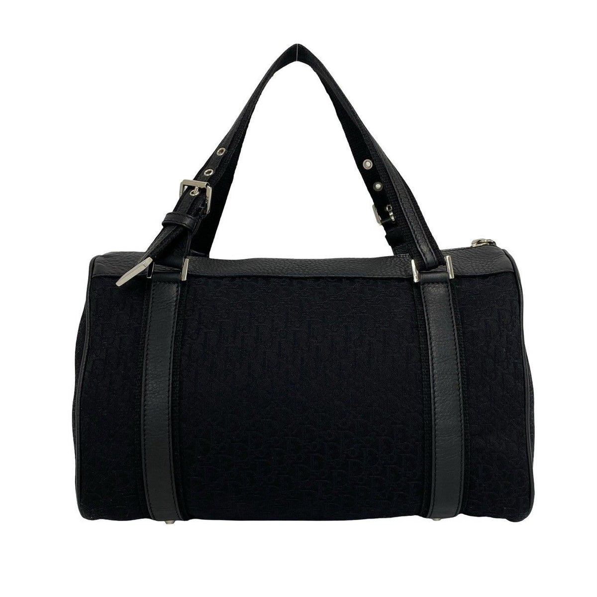 Christian Dior Street Chic Trotter Canvas Leather Handbag