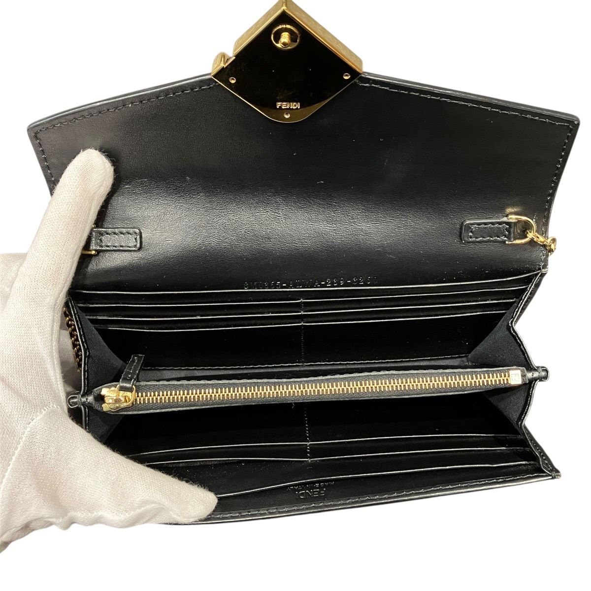 Fendi Leather Long Wallet