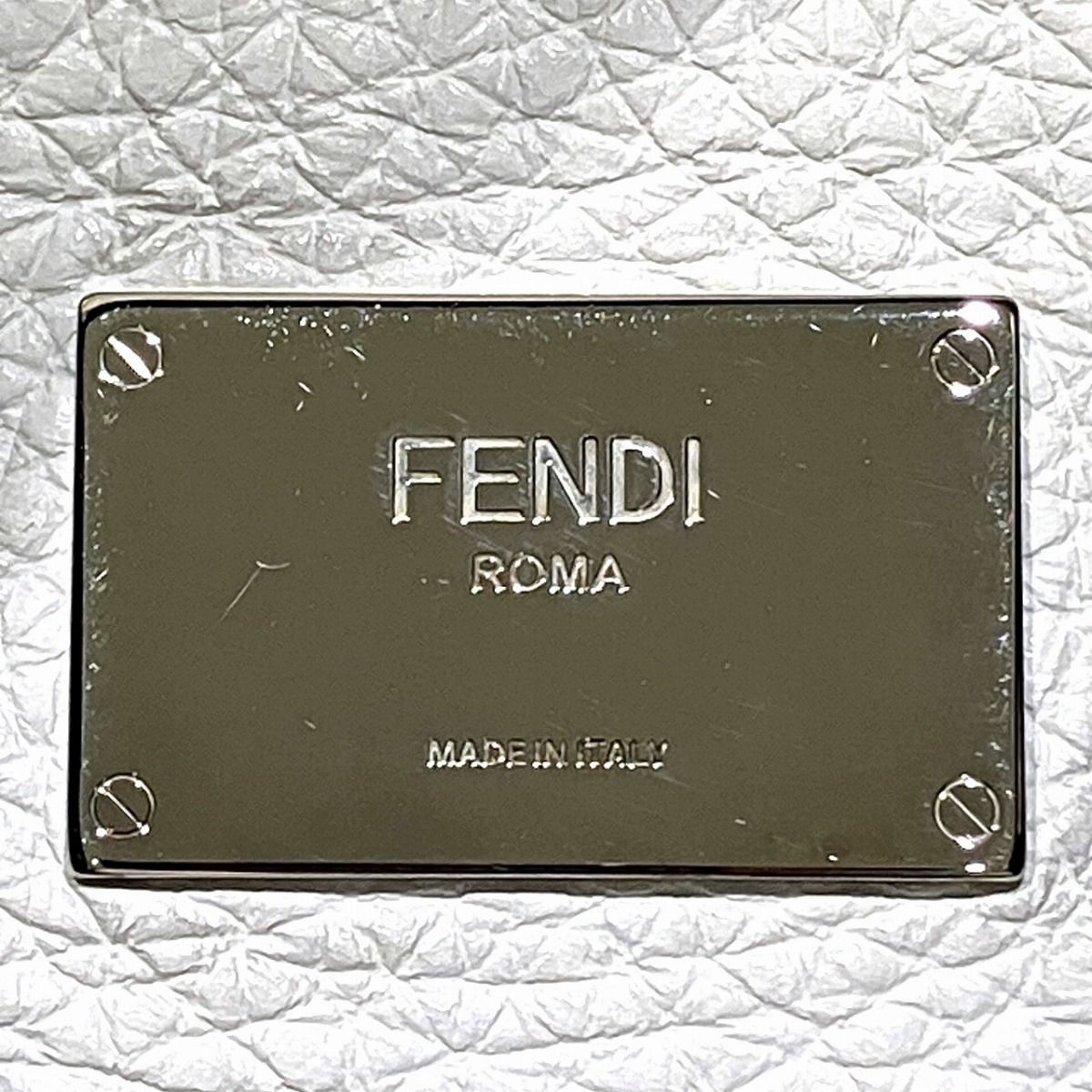 Fendi Peekaboo X-Lite Fit Leather Shoulder Bag