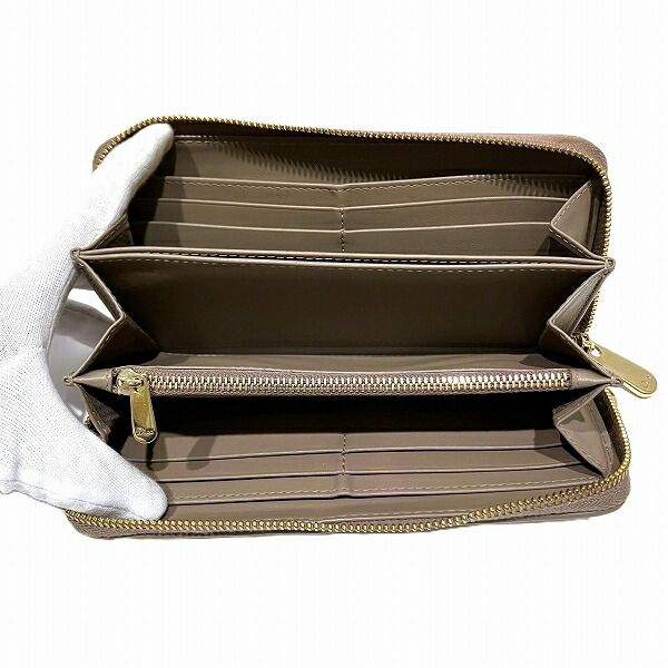 Dior Lady Dior Patent Calfskin Long Wallet