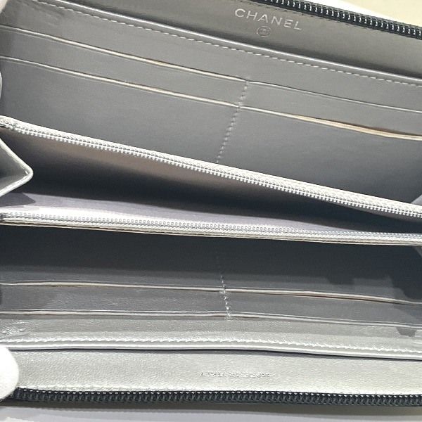 Chanel Camelia Leather Long Wallet